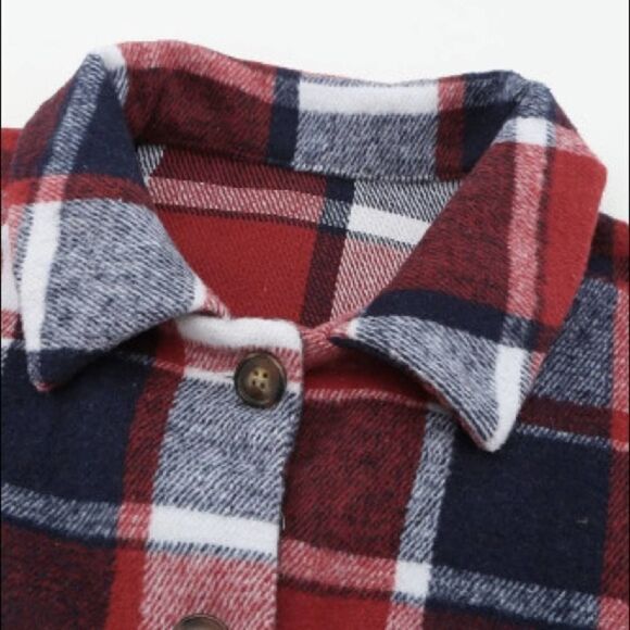 NWT Plaid Shacket  - Picture 11 of 11